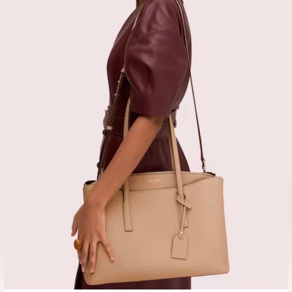 kate spade Handbags - OFFERS OPEN! Kate Spade Beige Cream Tote Bag for laptop or work or personal